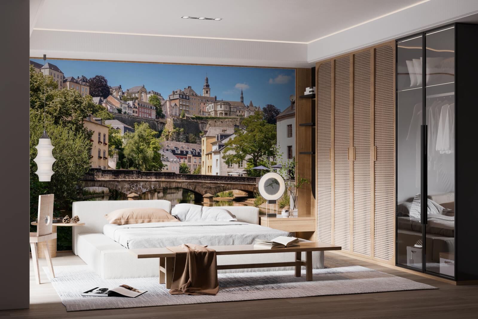 Fototapet podul râului luxemburg
