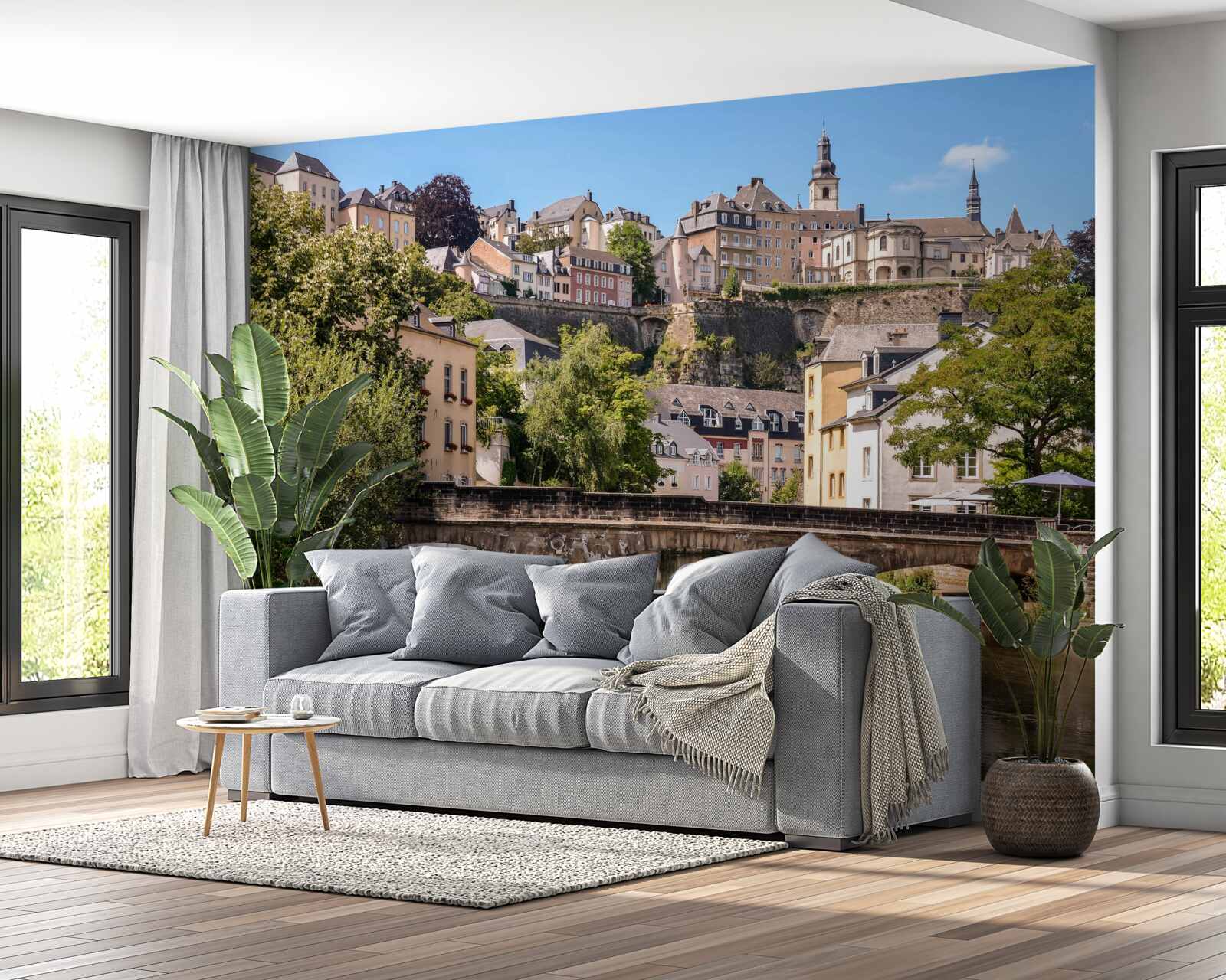 Fototapet podul râului luxemburg