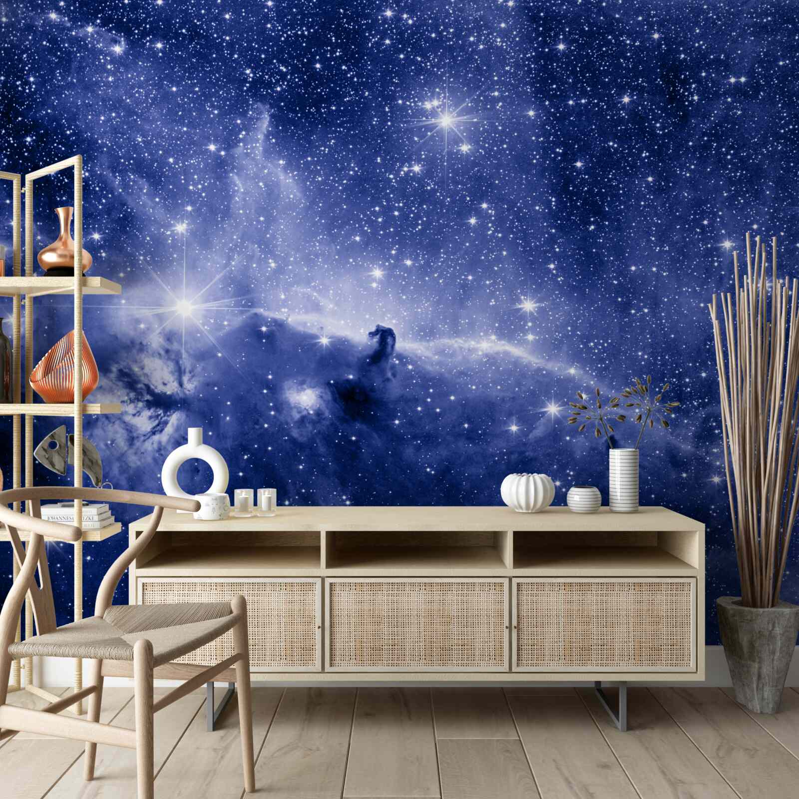 Fototapet o noapte plină de stele cosmice