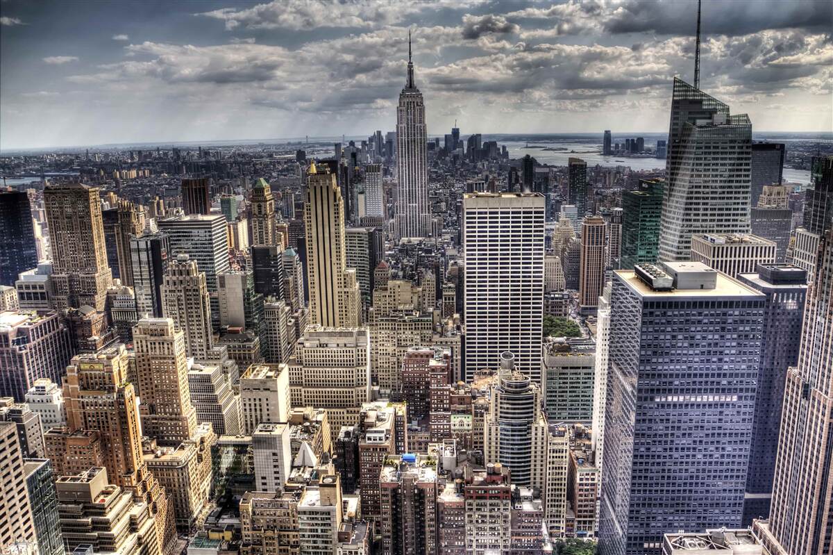 Fototapet new york așteaptă să vină ploaia