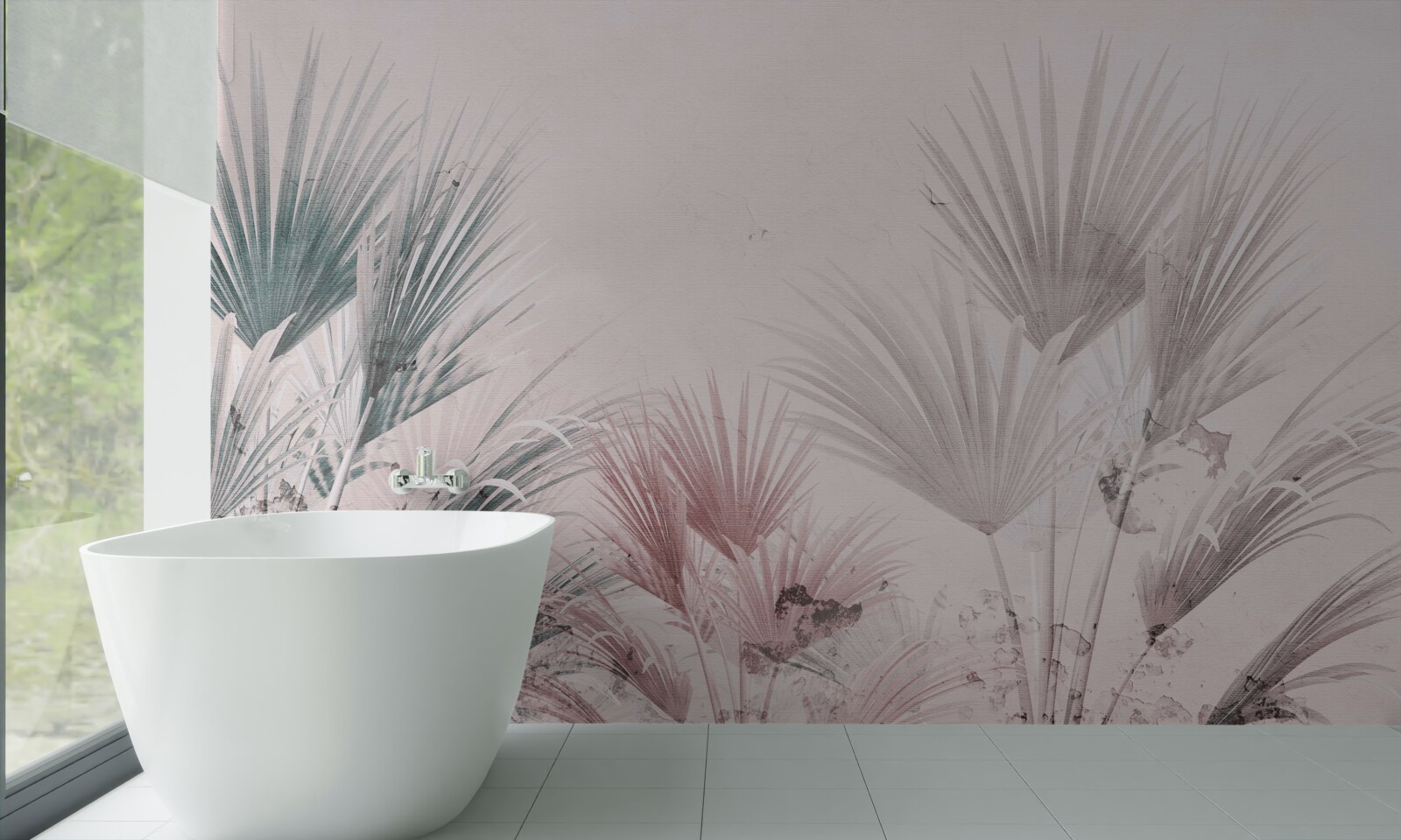 Fototapet ferigi tropicale multicolore