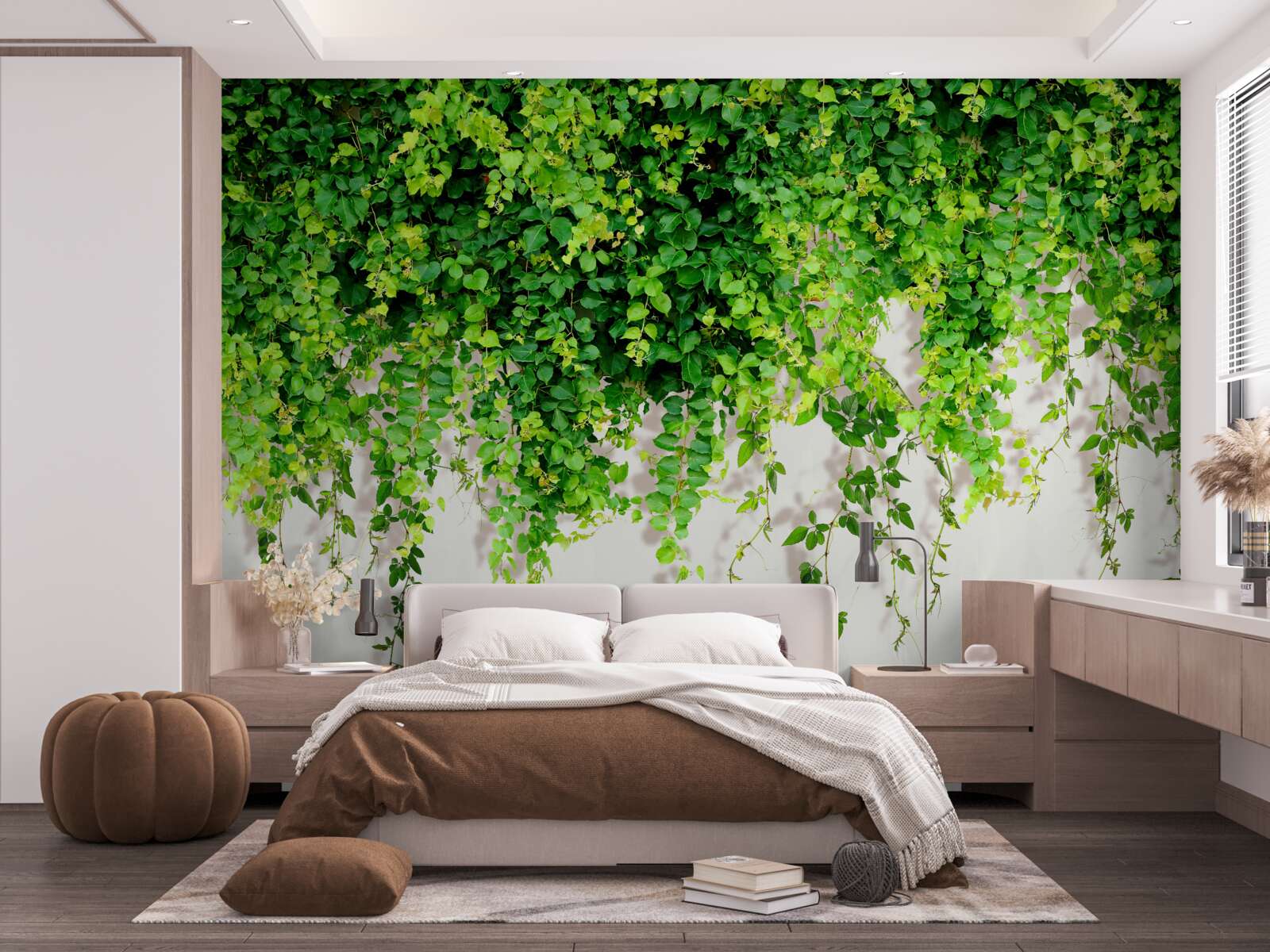 Fototapet vegetație verde bogată