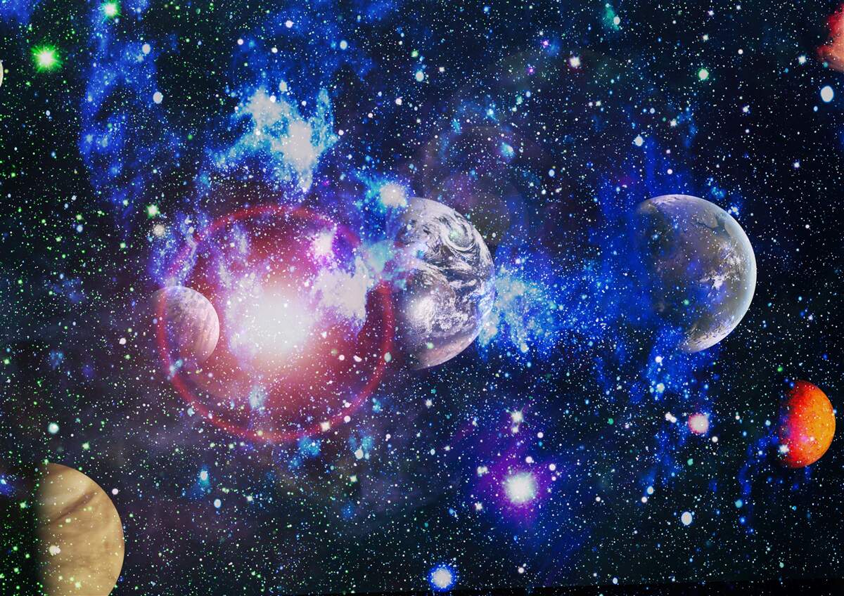 Fototapet un univers spațios și misterios