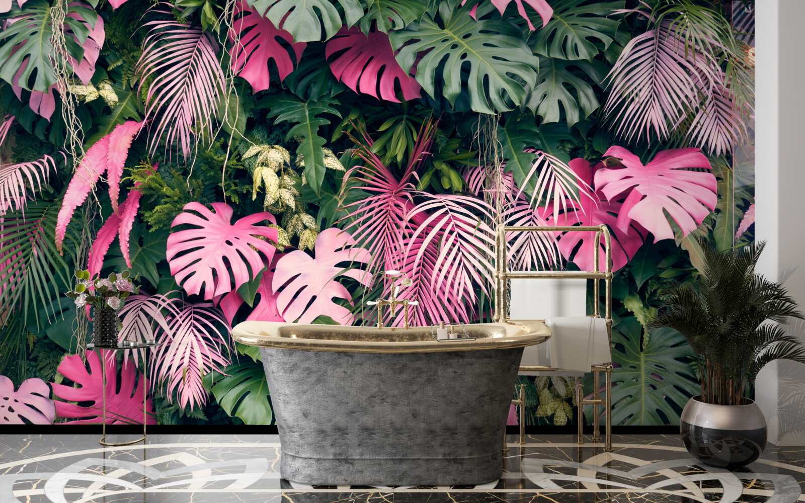 Fototapet explozia florei tropicale