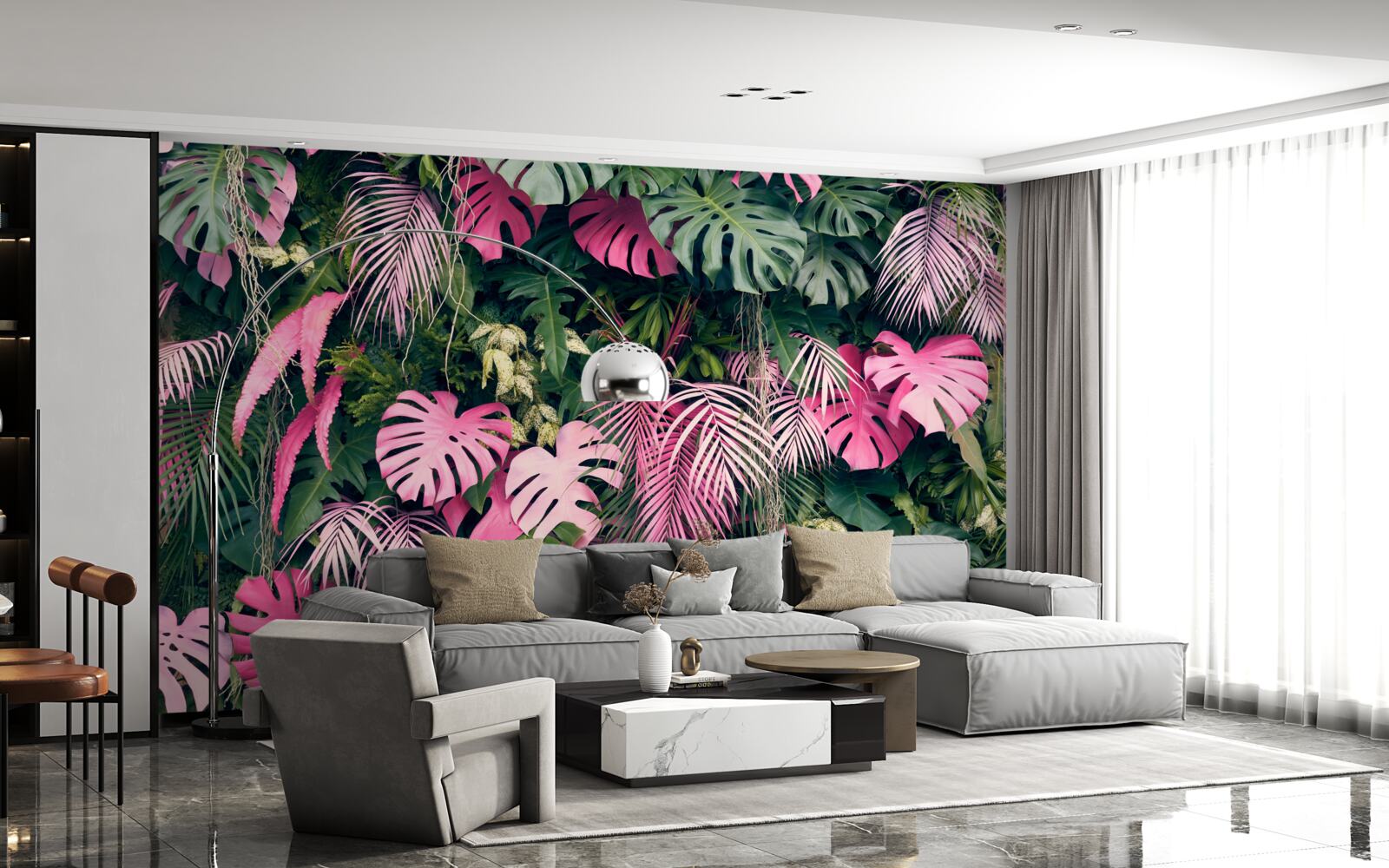 Fototapet explozia florei tropicale