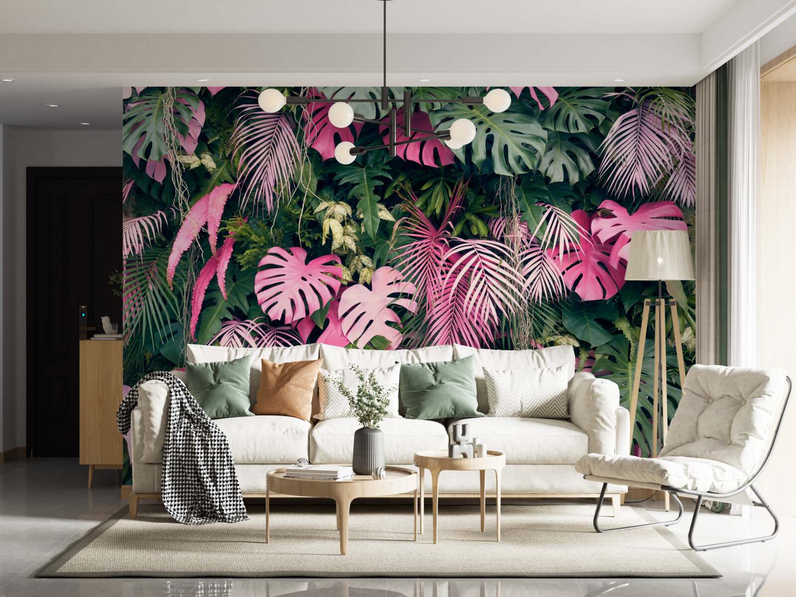 Fototapet explozia florei tropicale