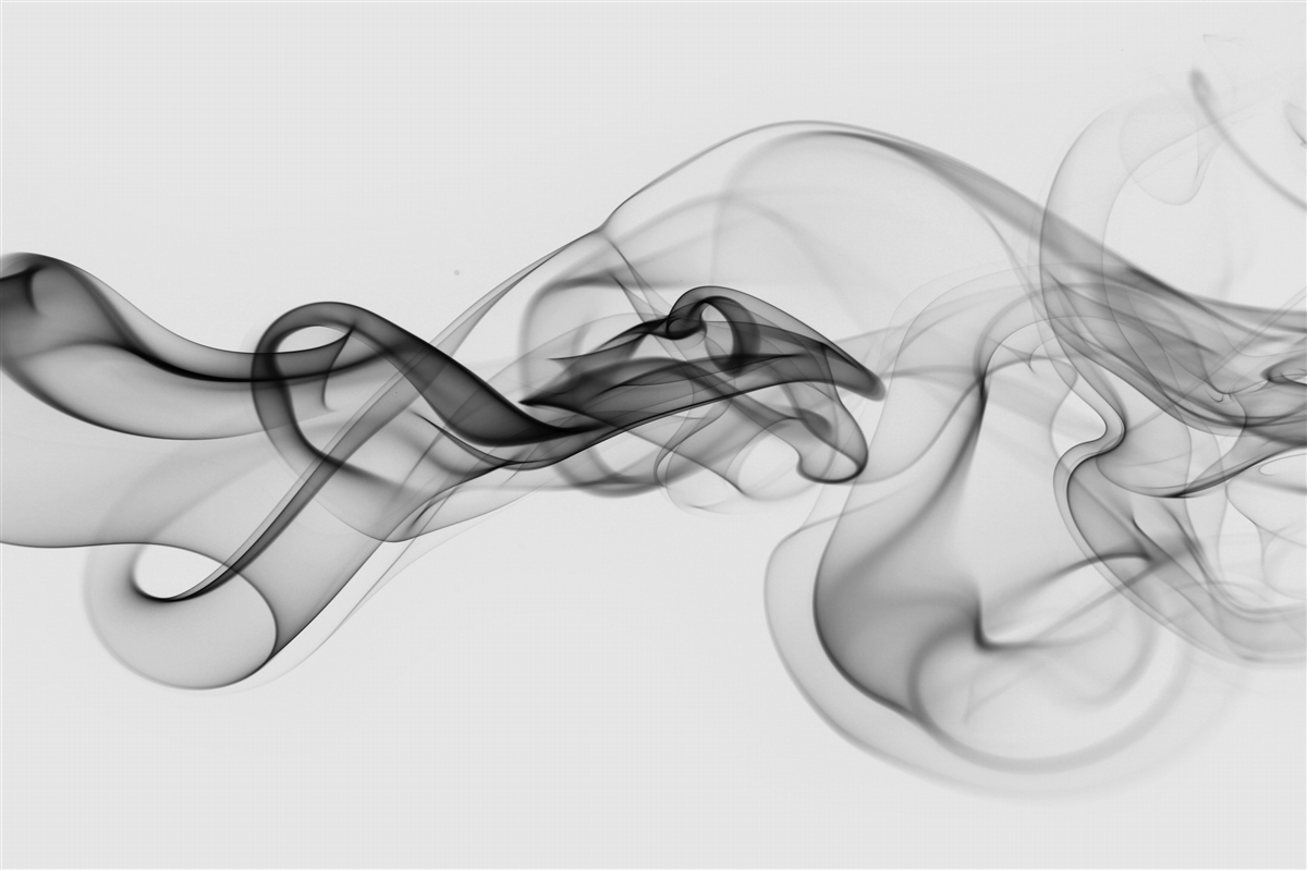 Fototapet abstracție de fum negru