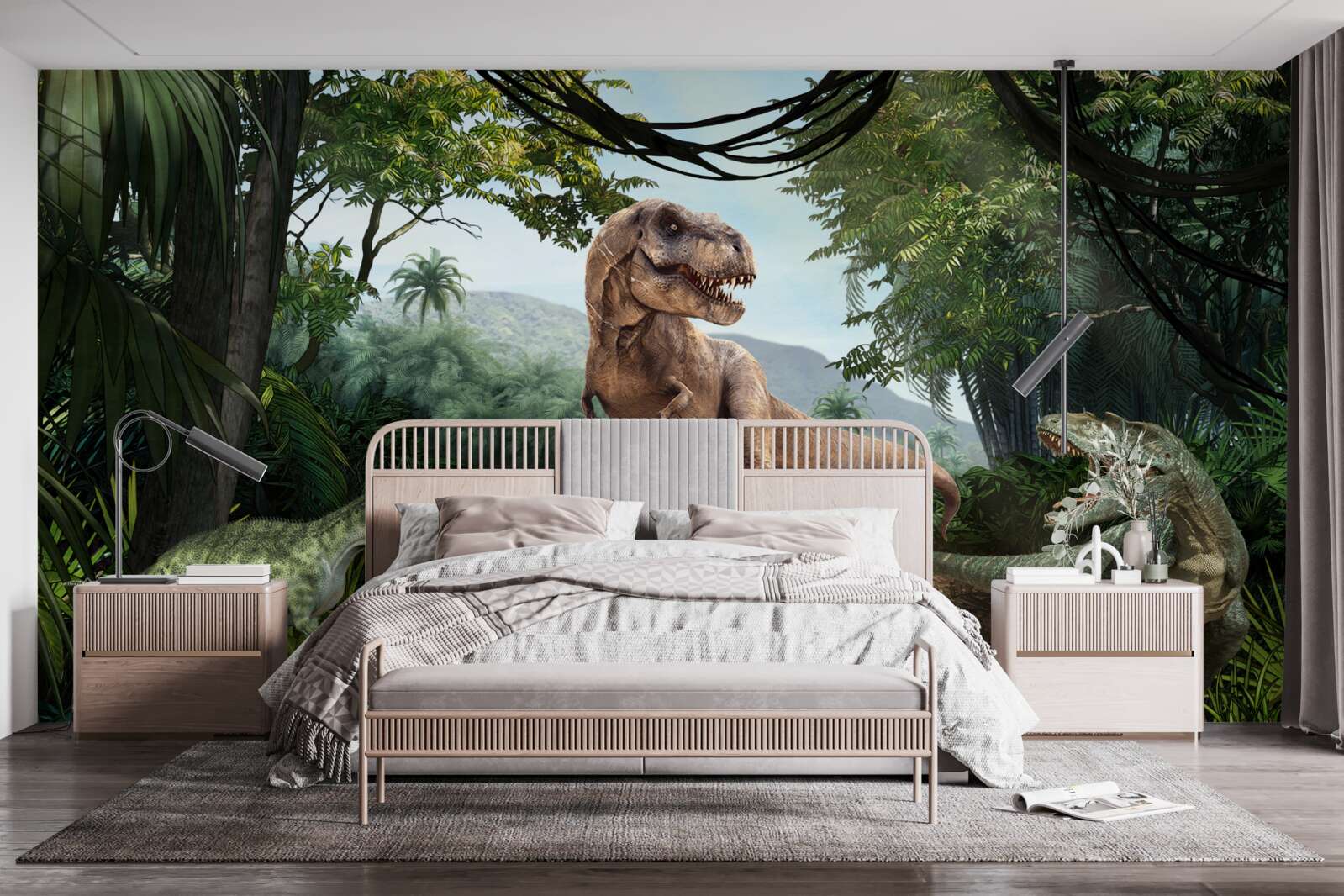 Fototapet perioada dinozaurilor la tropice