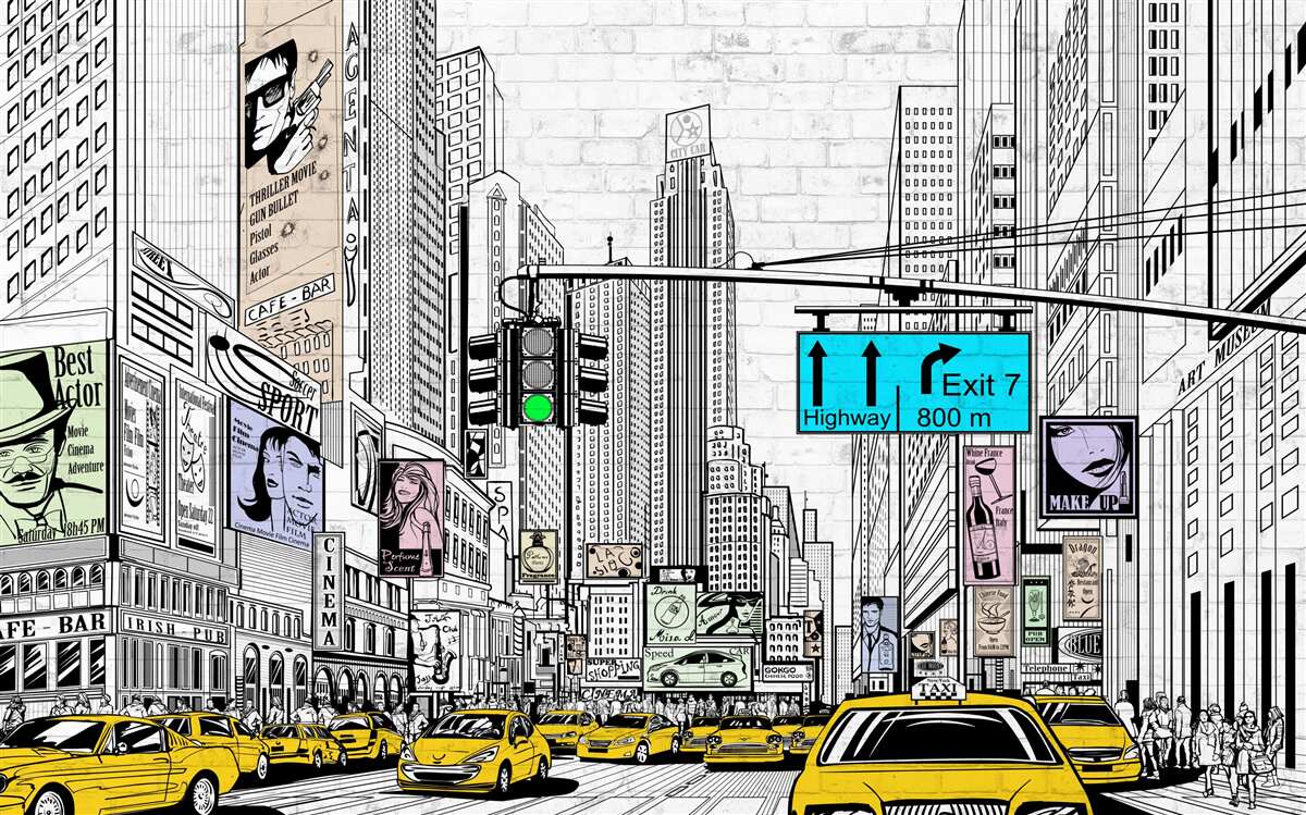 Fototapet fotografie new york