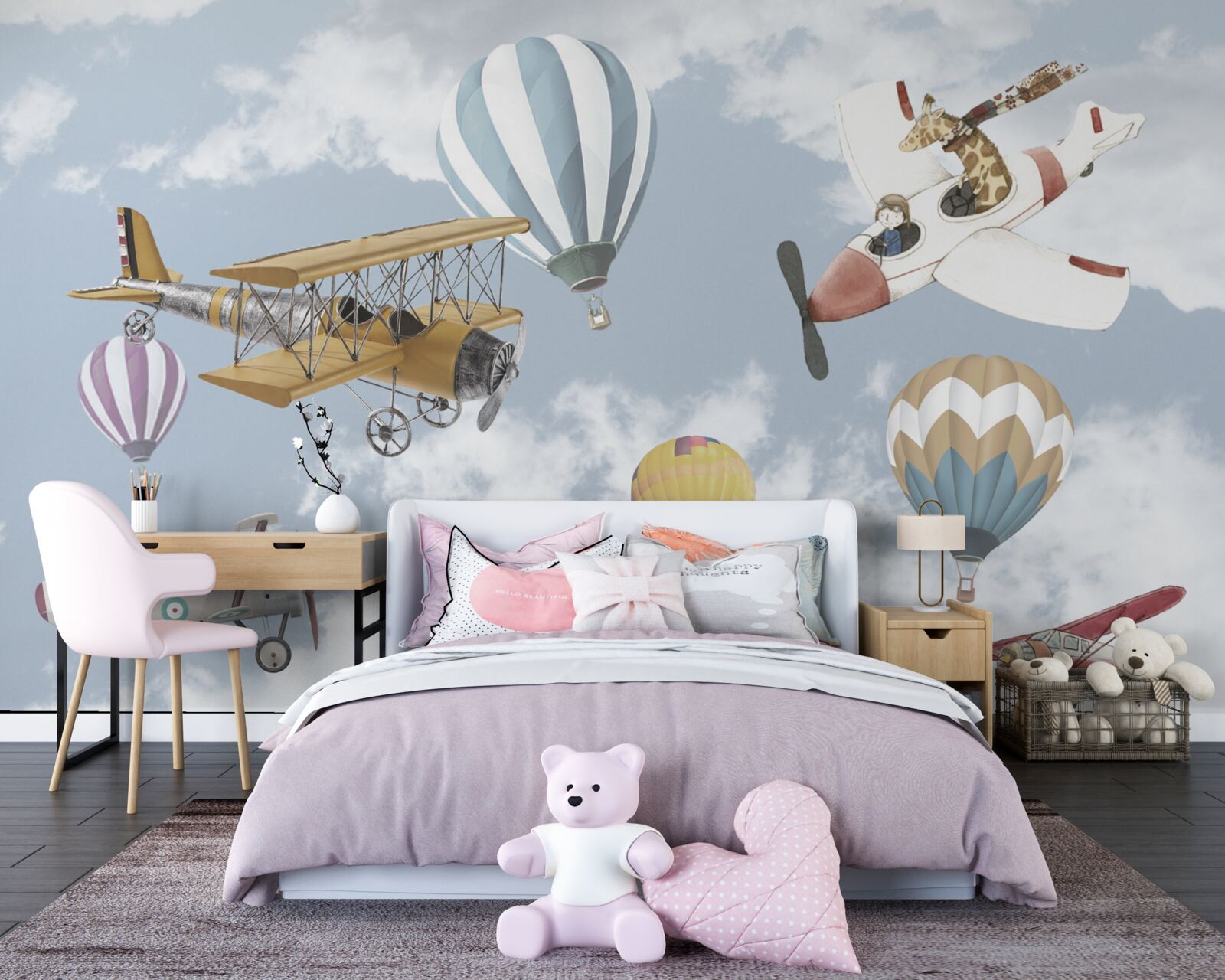 Fototapet diverse aeronave