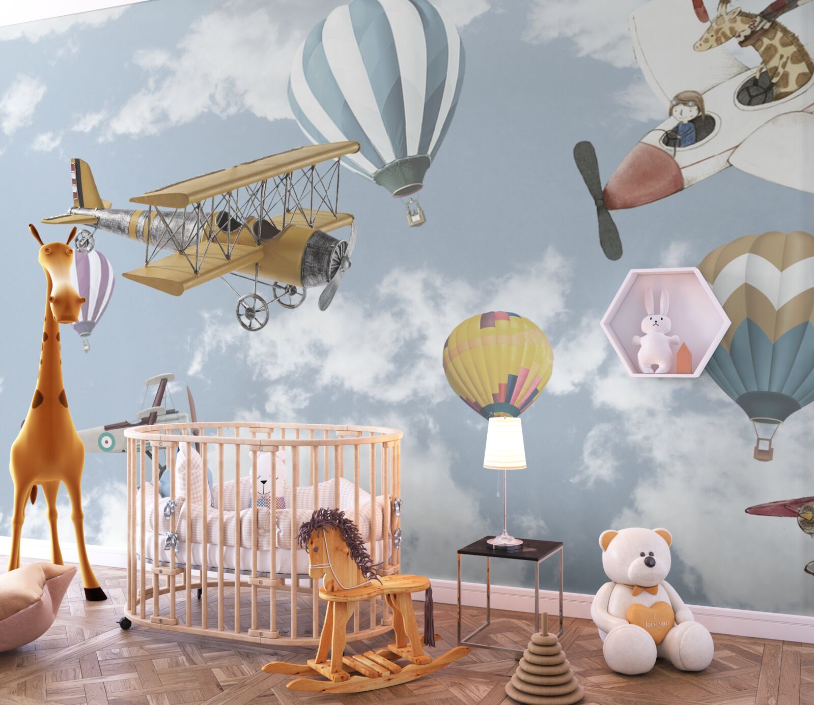 Fototapet diverse aeronave