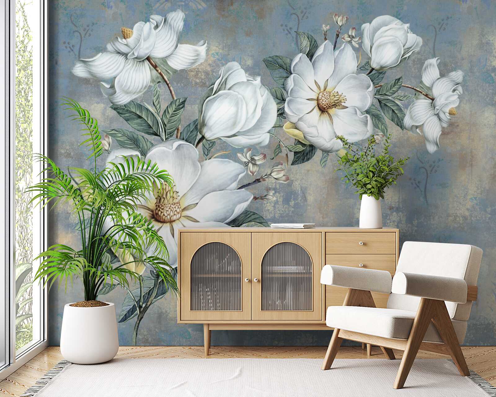 Fototapet magnolie în floare