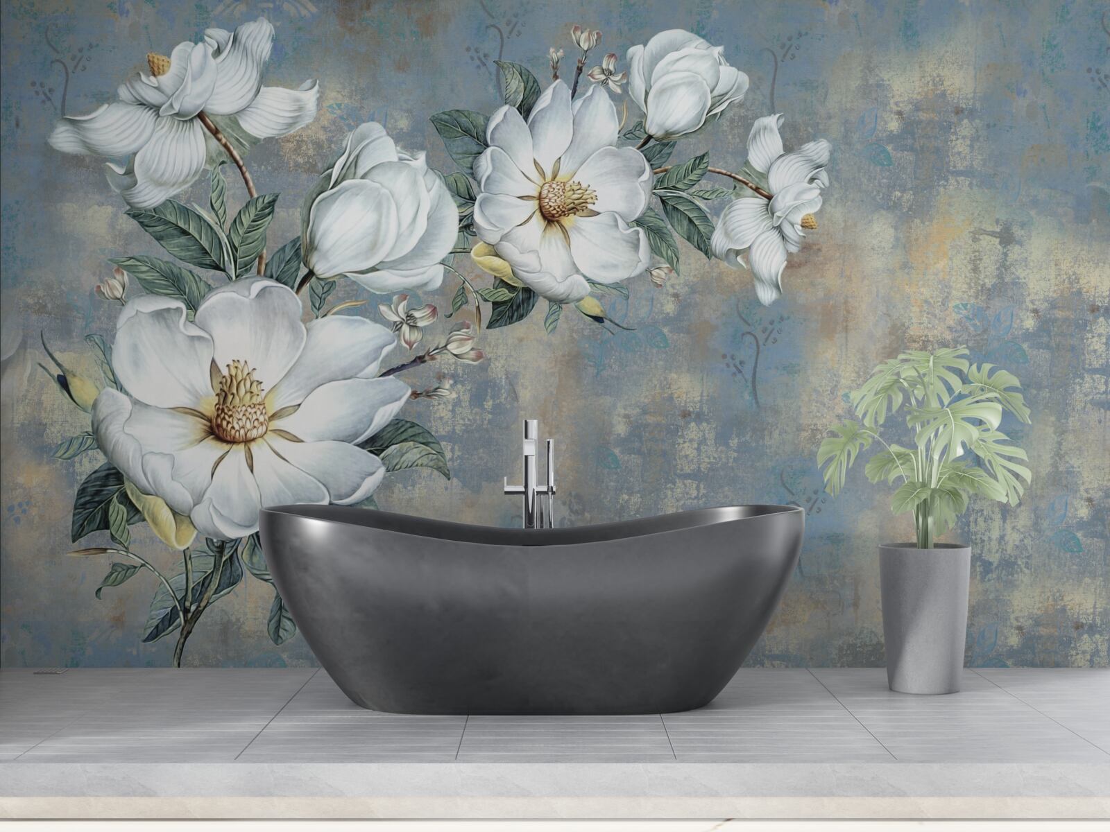 Fototapet magnolie în floare