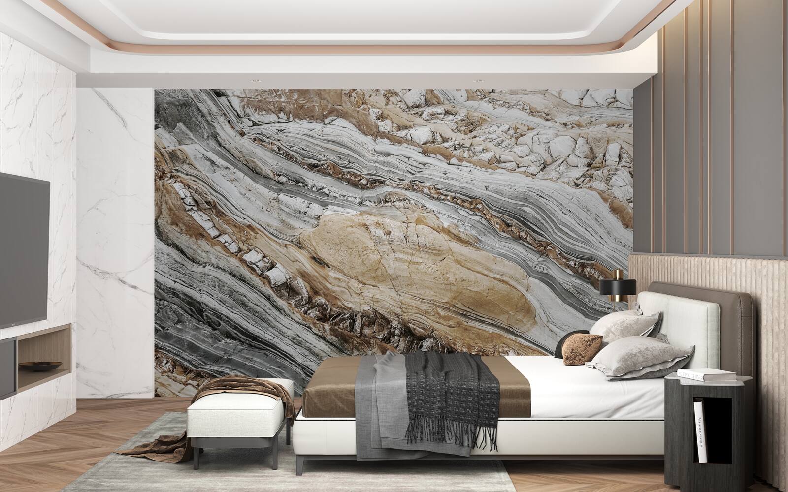 Fototapet 3d rock graffiti pe pereți