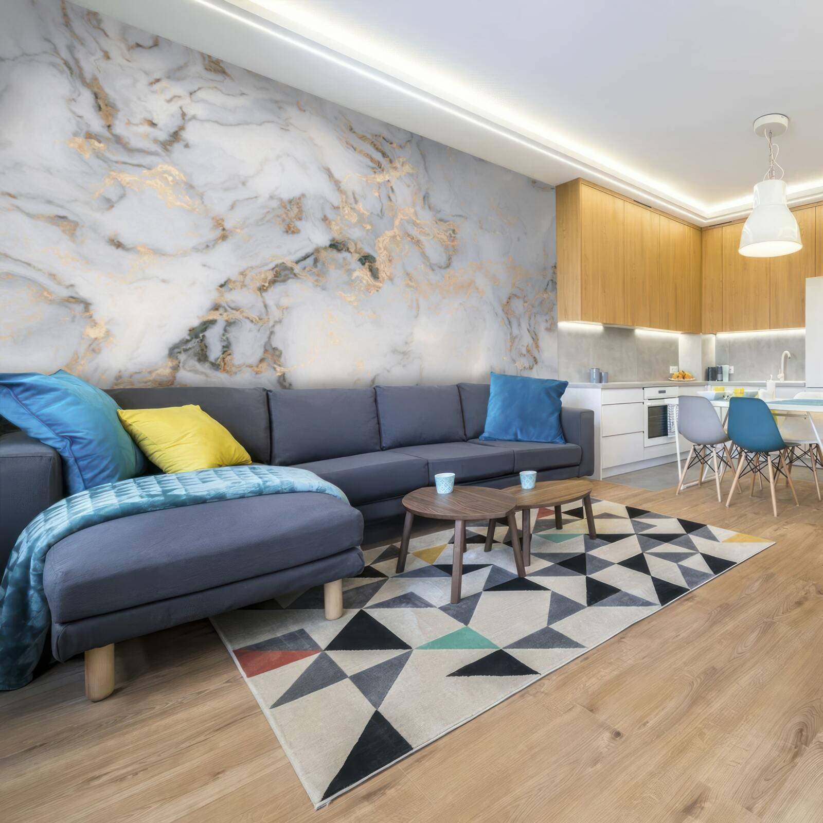 Fototapet textile, produse de masă și mobilier