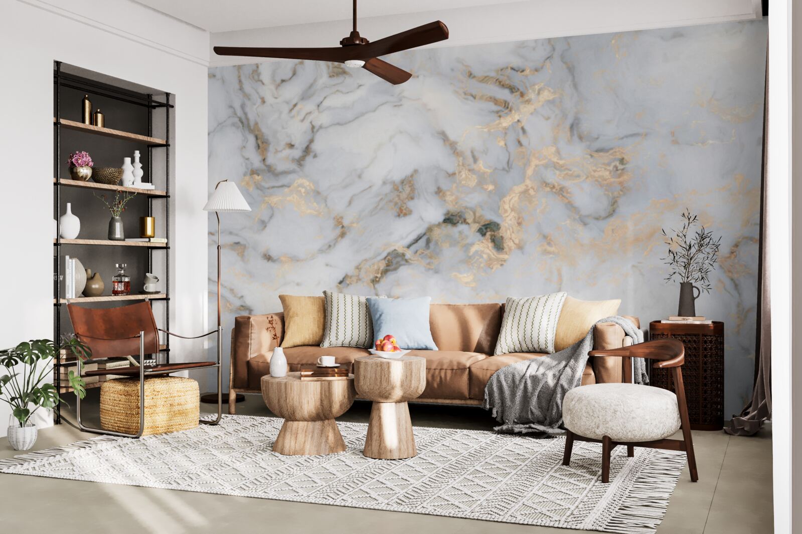 Fototapet textile, produse de masă și mobilier