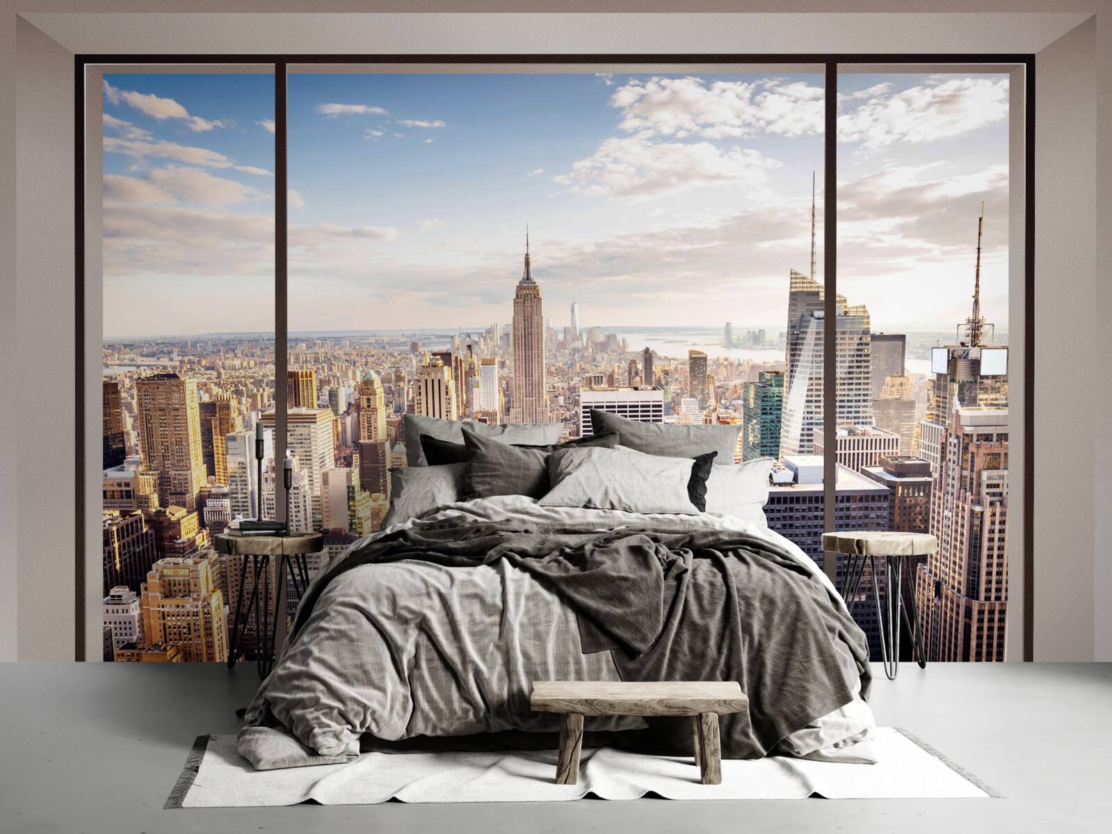 Fototapet vedere de la fereastra din new york