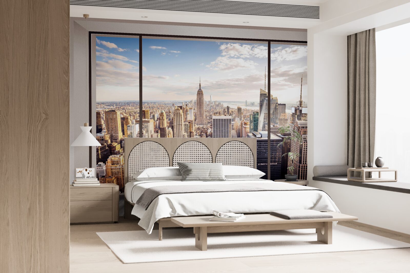 Fototapet vedere de la fereastra din new york