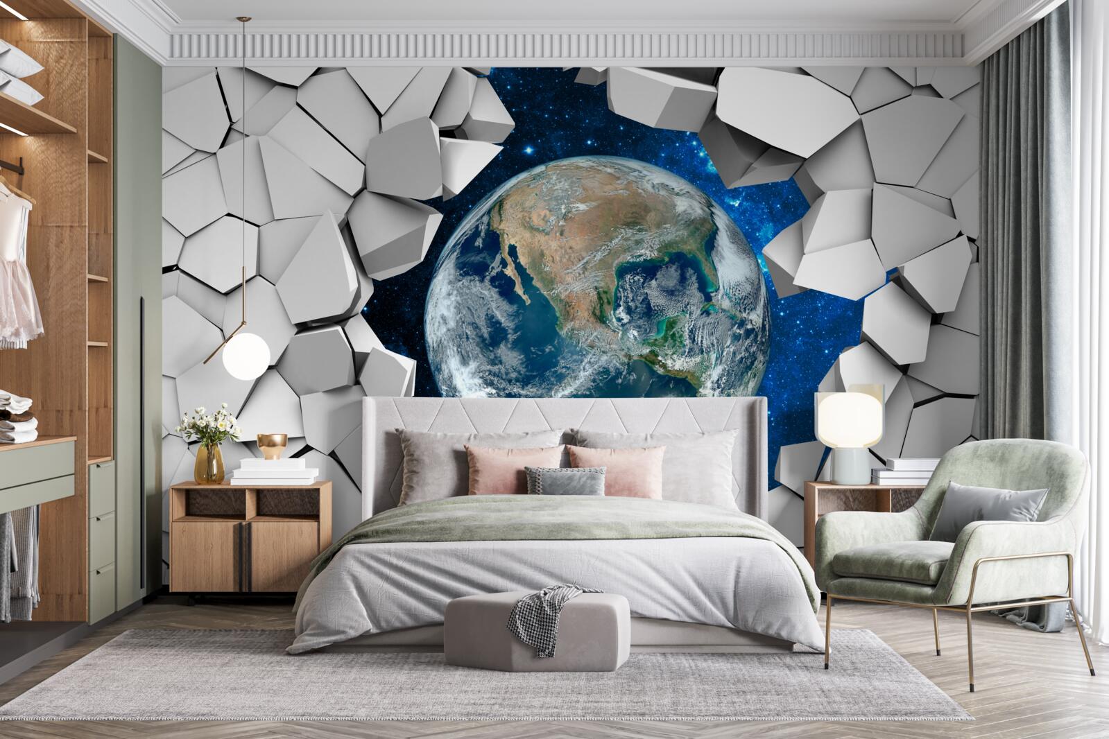 Fototapet Pământul este a treia planetă