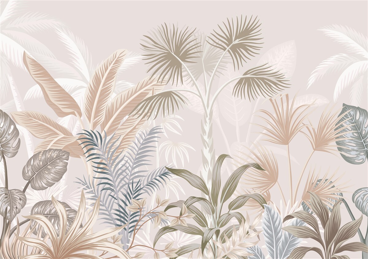 Fototapet flora diversă a regiunilor tropicale