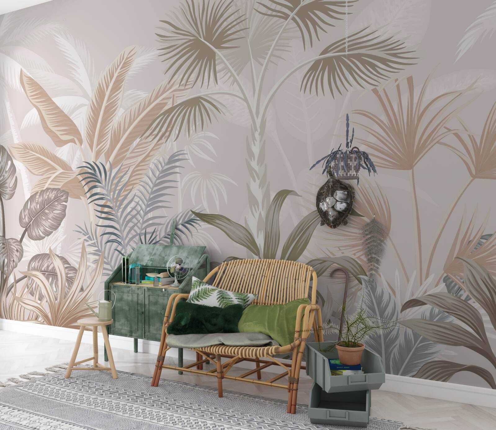 Fototapet flora diversă a regiunilor tropicale