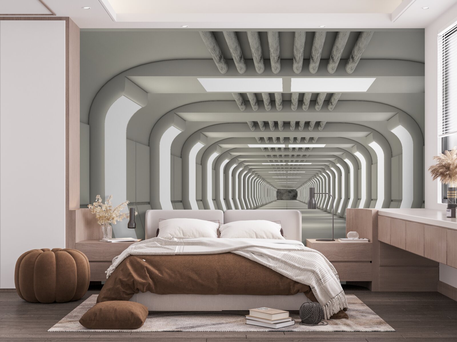 Fototapet stil tunel modern