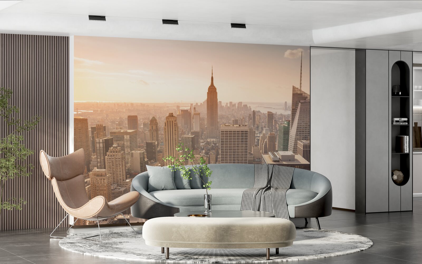 Fototapet vedere panoramică a orașului new york