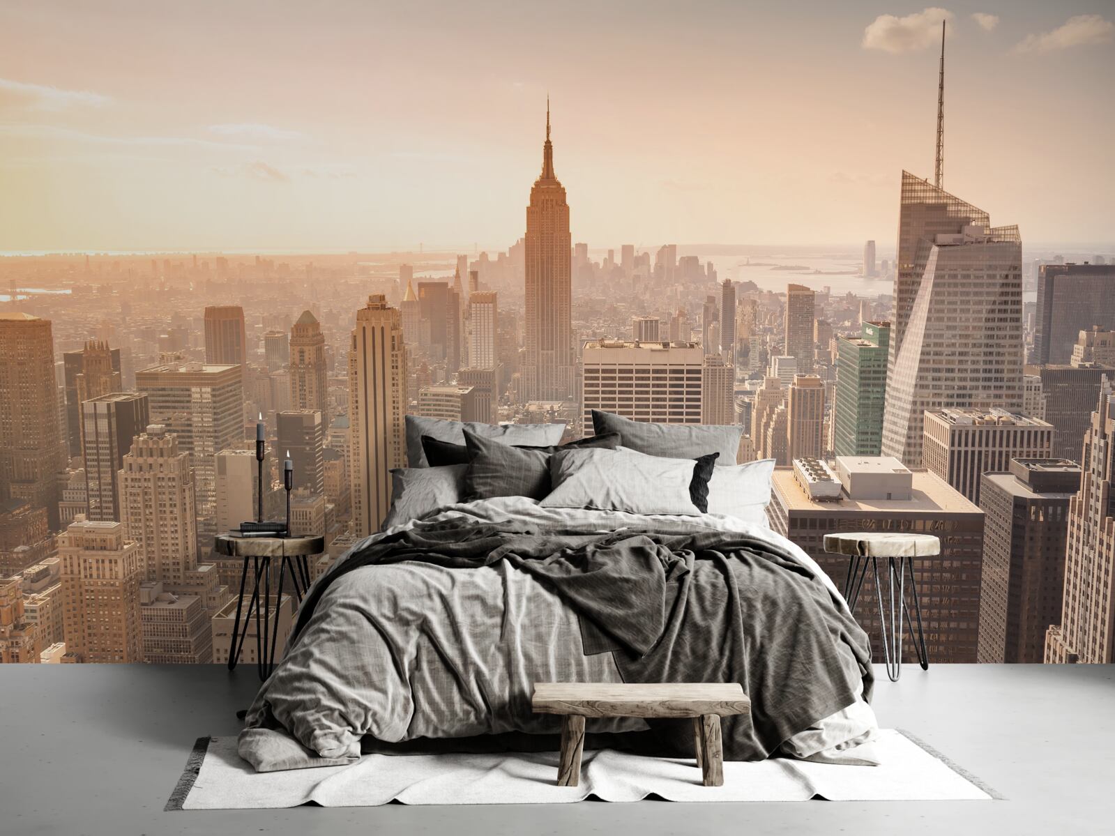 Fototapet vedere panoramică a orașului new york