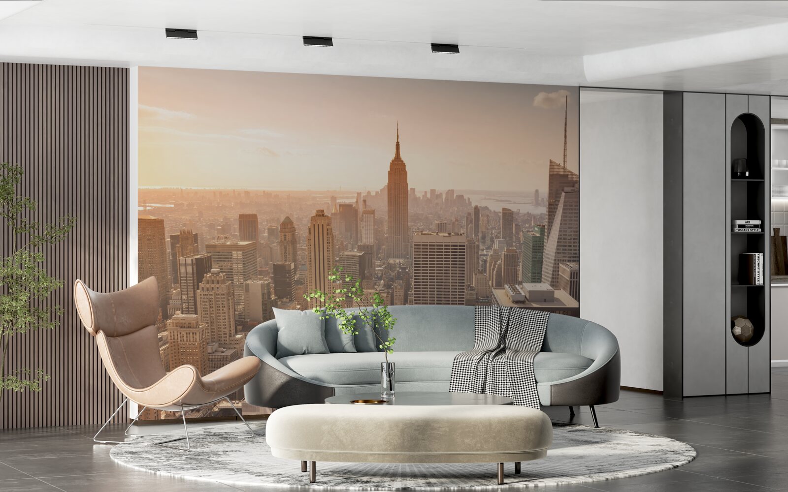 Fototapet vedere panoramică a orașului new york