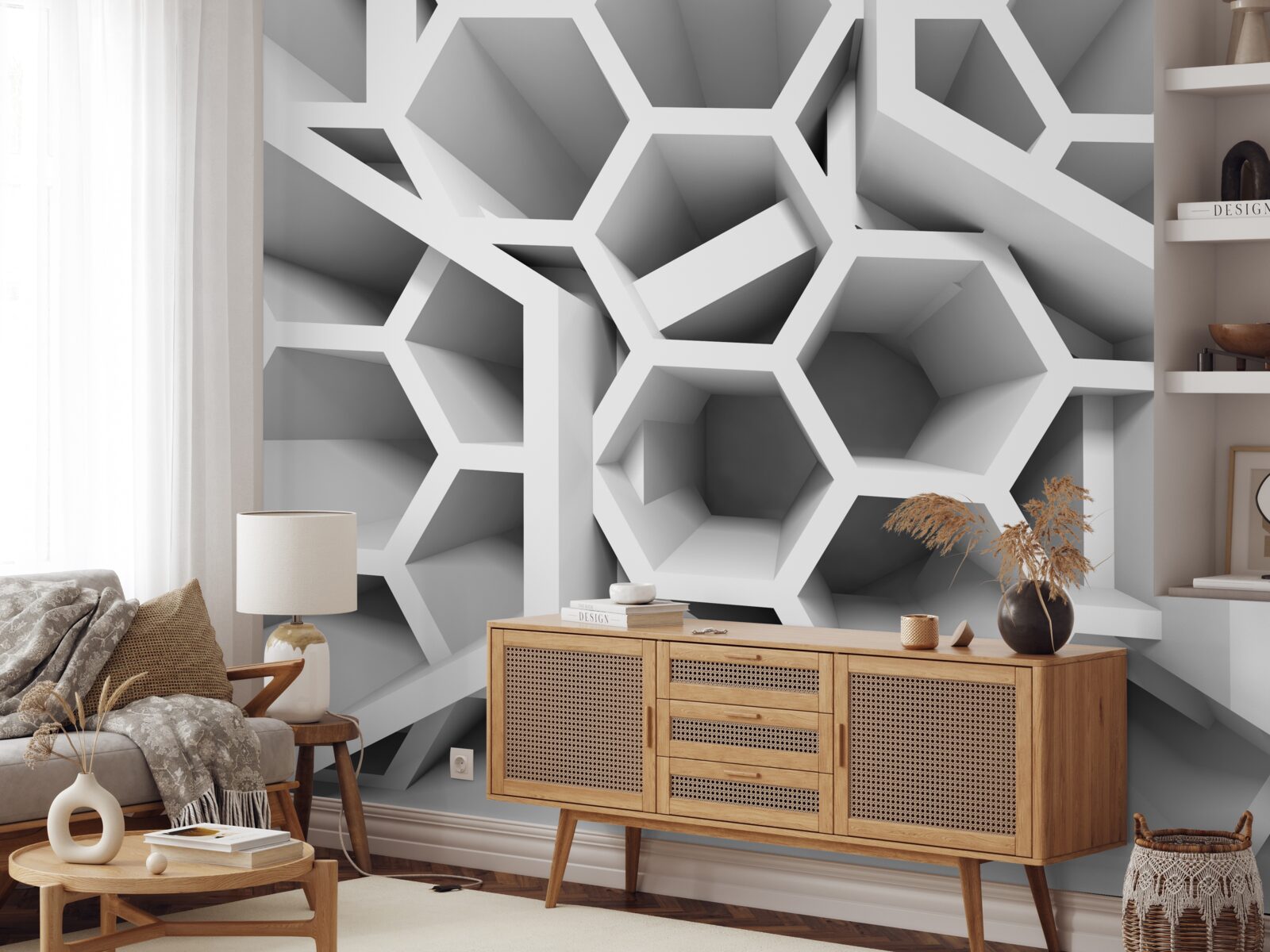 Fototapet structuri rectangulare goale