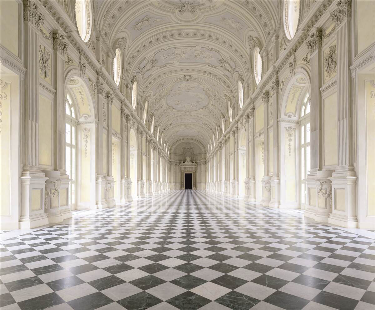 Fototapet mozaicuri într-un castel de lux