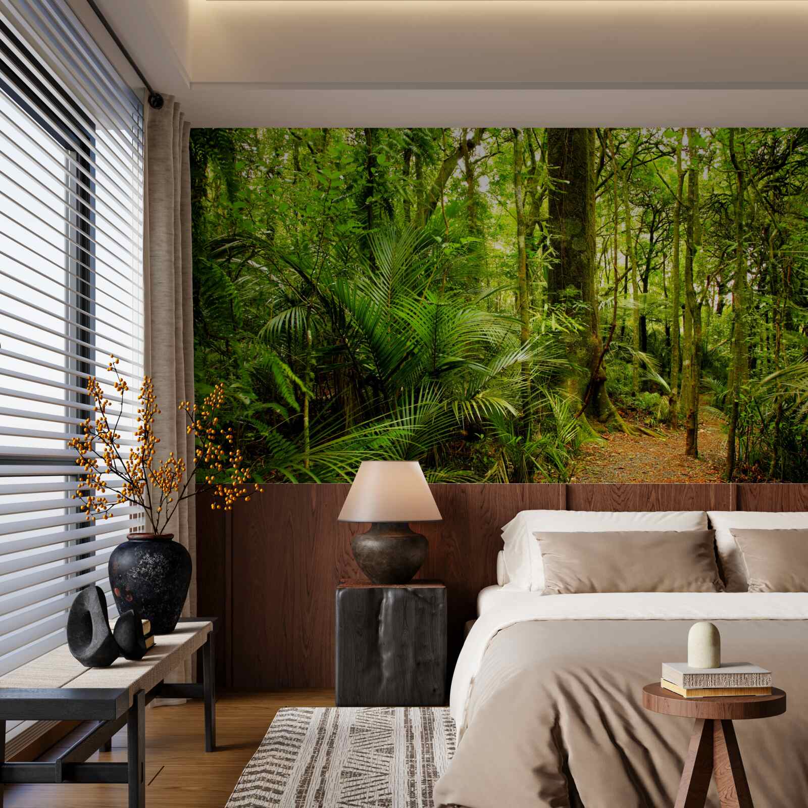 Fototapet păduri tropicale luxuriante de smarald