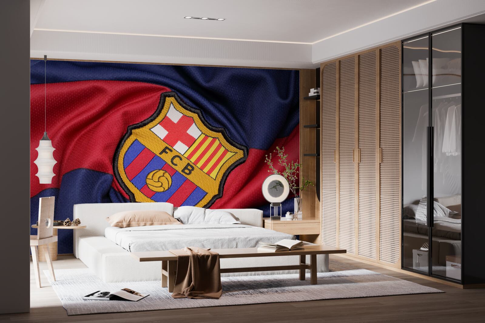 Fototapet emblema clubului de fotbal barcelona