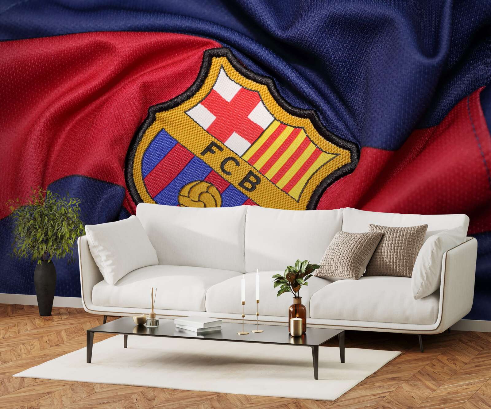 Fototapet emblema clubului de fotbal barcelona