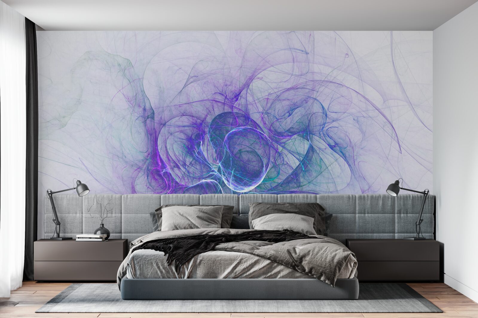 Fototapet celule nervoase în abstract pe fundal alb