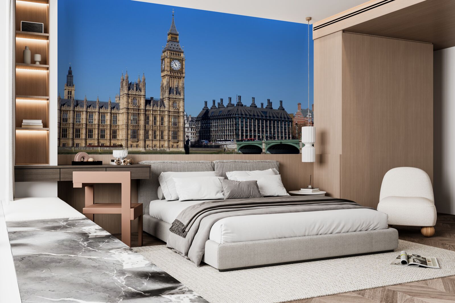 Fototapet parlamentul și big ben sunt în anglia