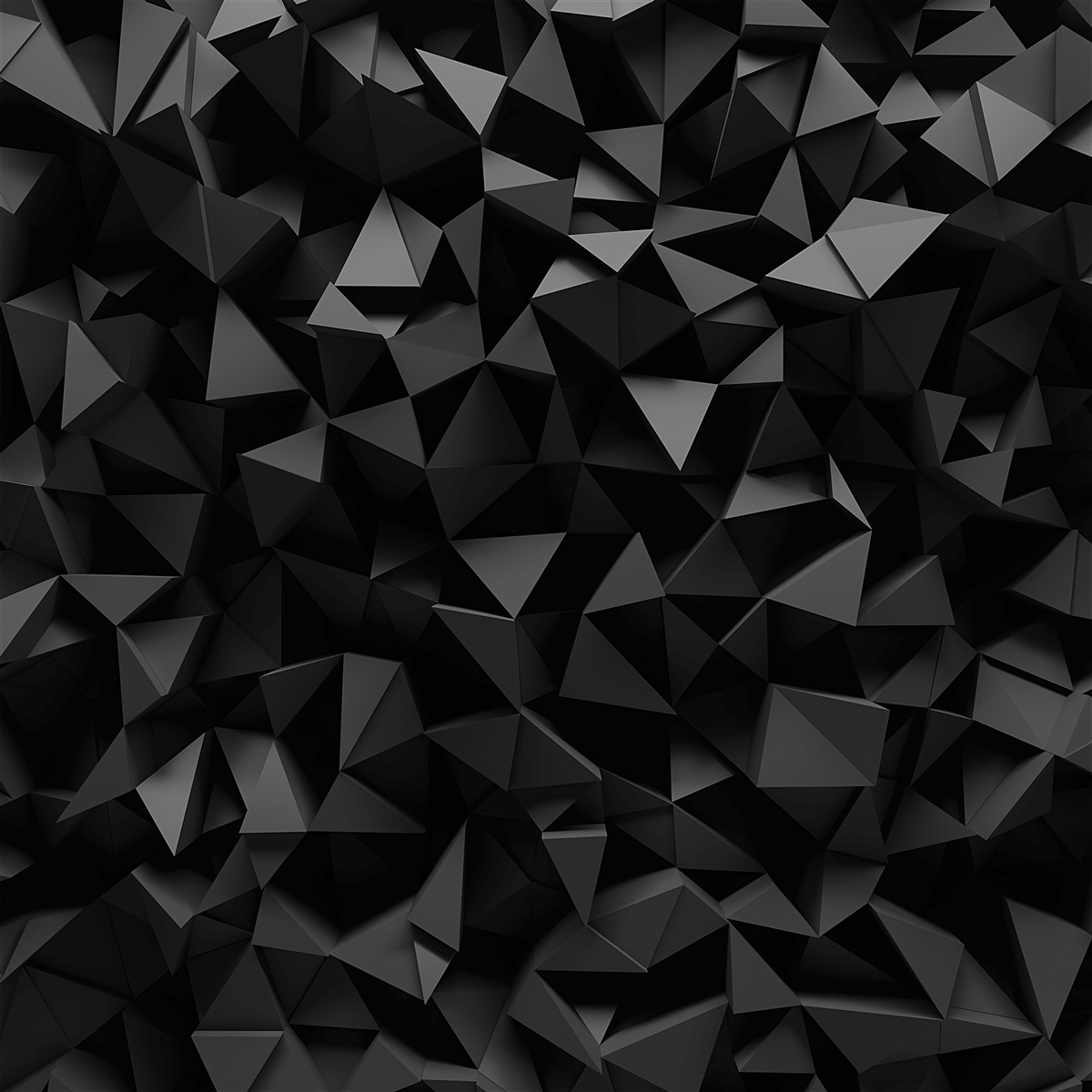 Fototapet abstracție sub formă de forme ascuțite și vârfuri întunecate