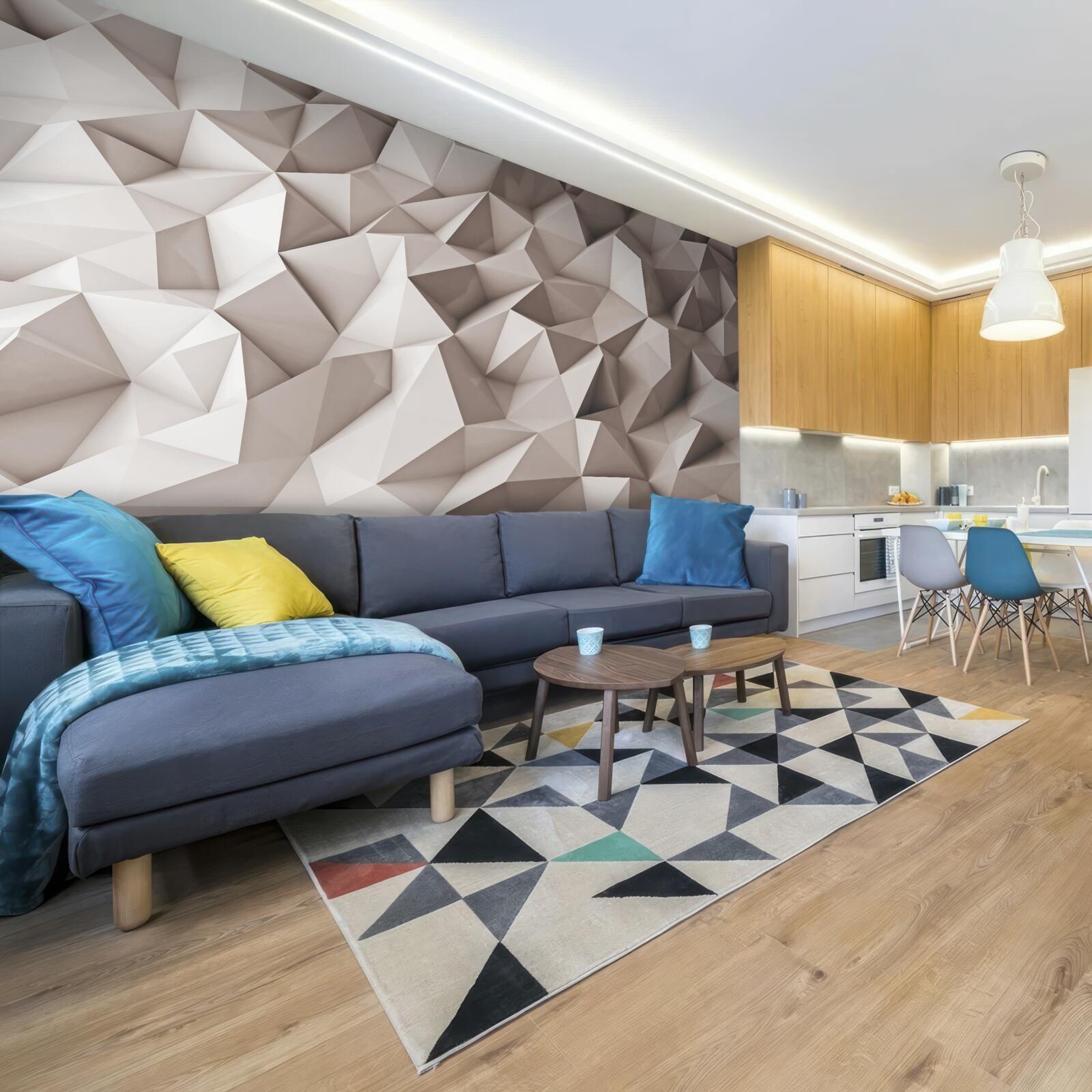 Fototapet topuri ascuțite cu forme geometrice