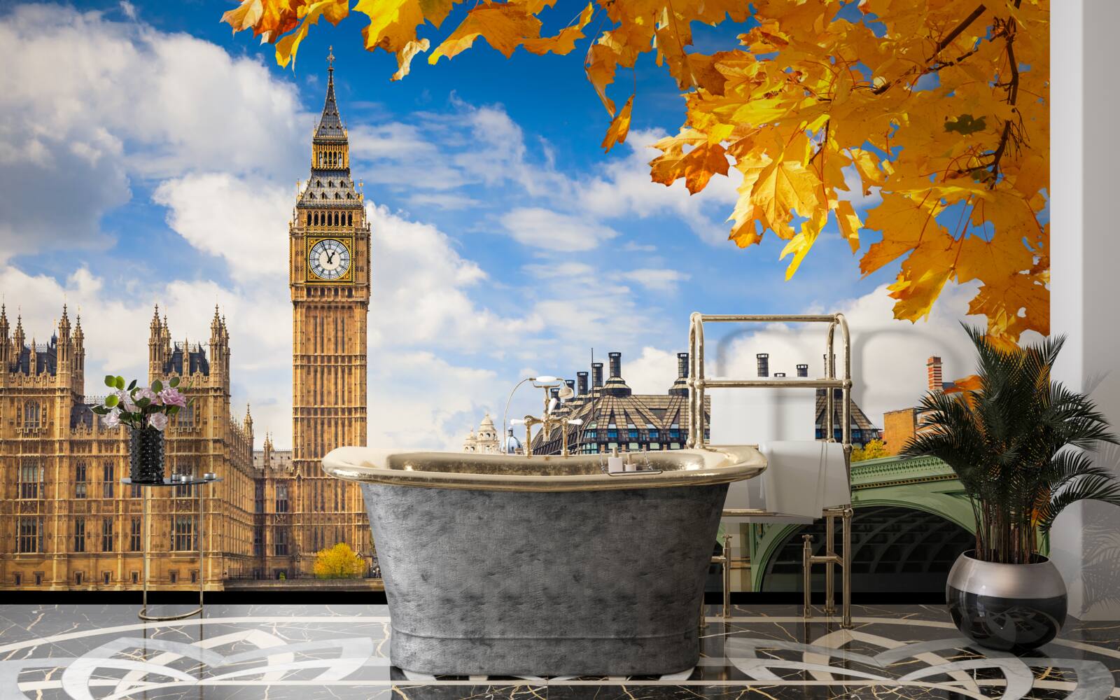 Fototapet toamna de aur în Londra antică