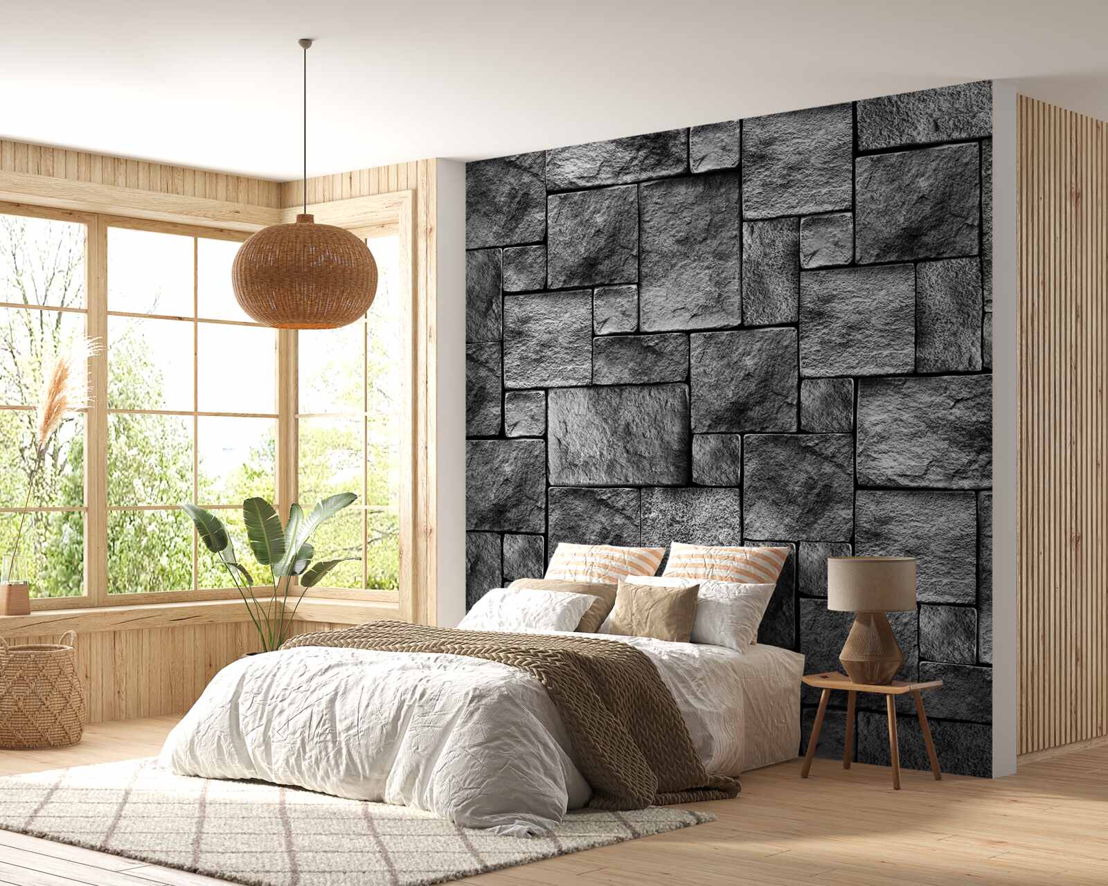 Fototapet structură minerală gri
