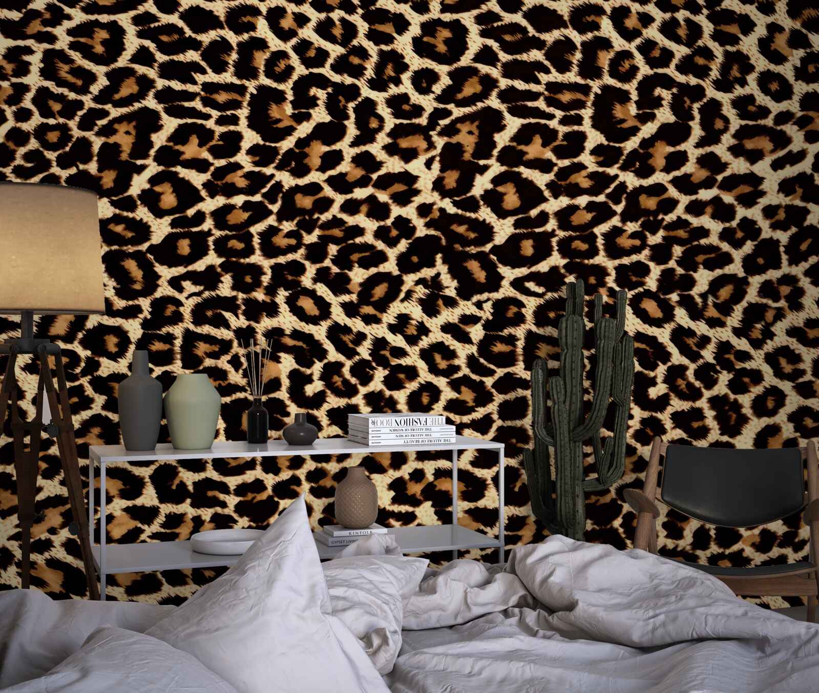 Fototapet model leopard neobișnuit