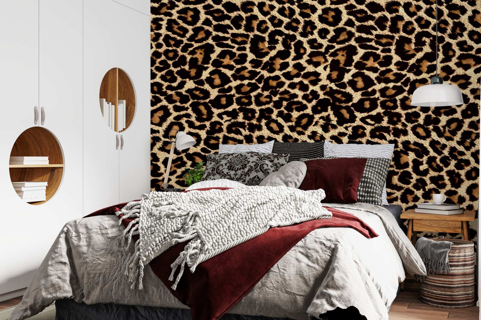 Fototapet model leopard neobișnuit