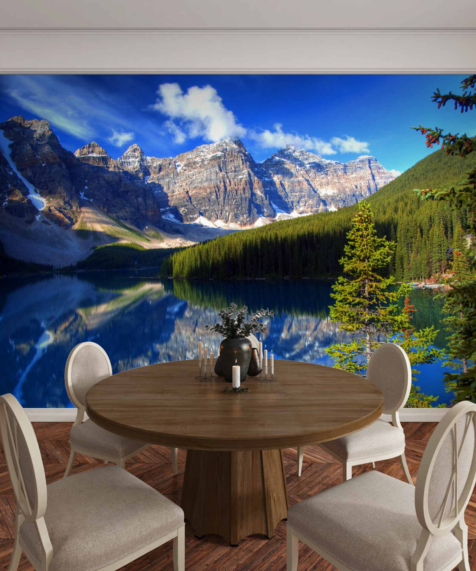 Fototapet lacul louise, situat în banff