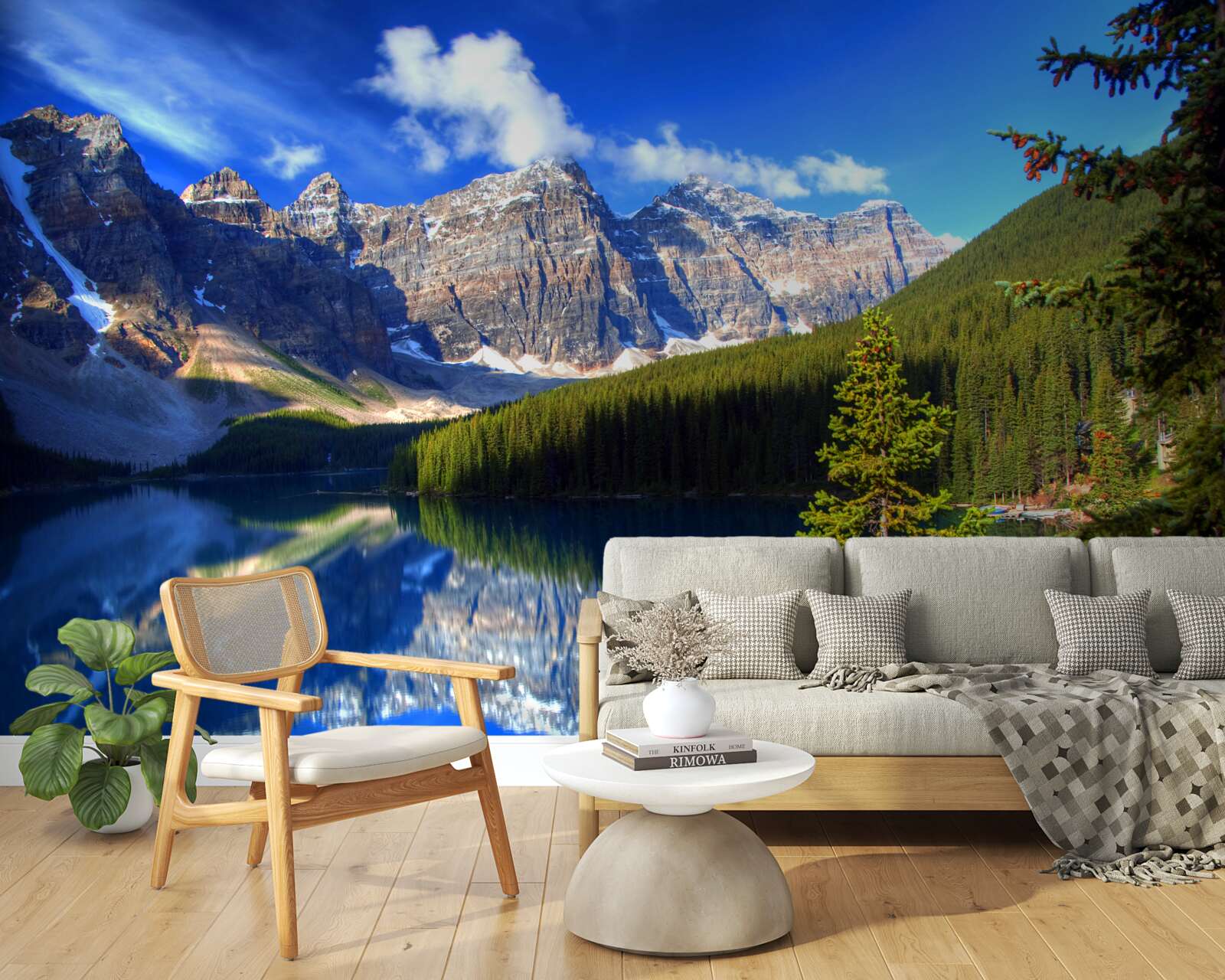 Fototapet lacul louise, situat în banff