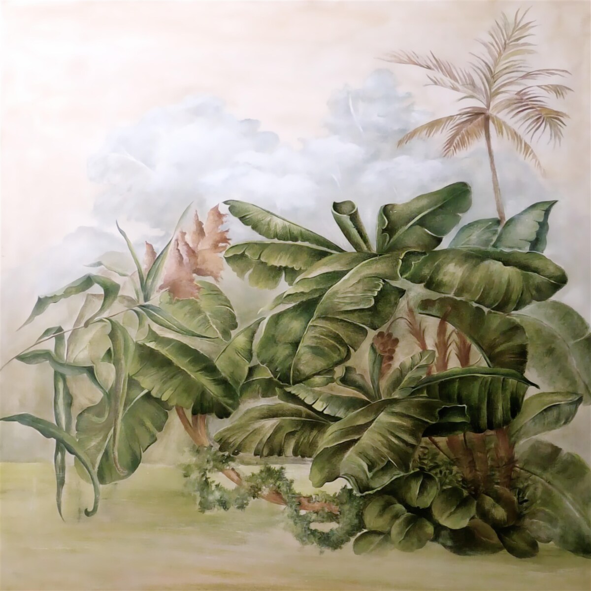 Fototapet plante tropicale mari