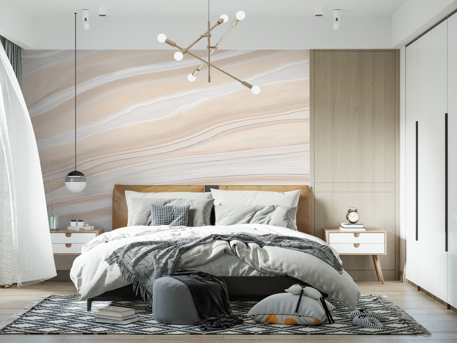 Fototapet plăci ceramice luminoase