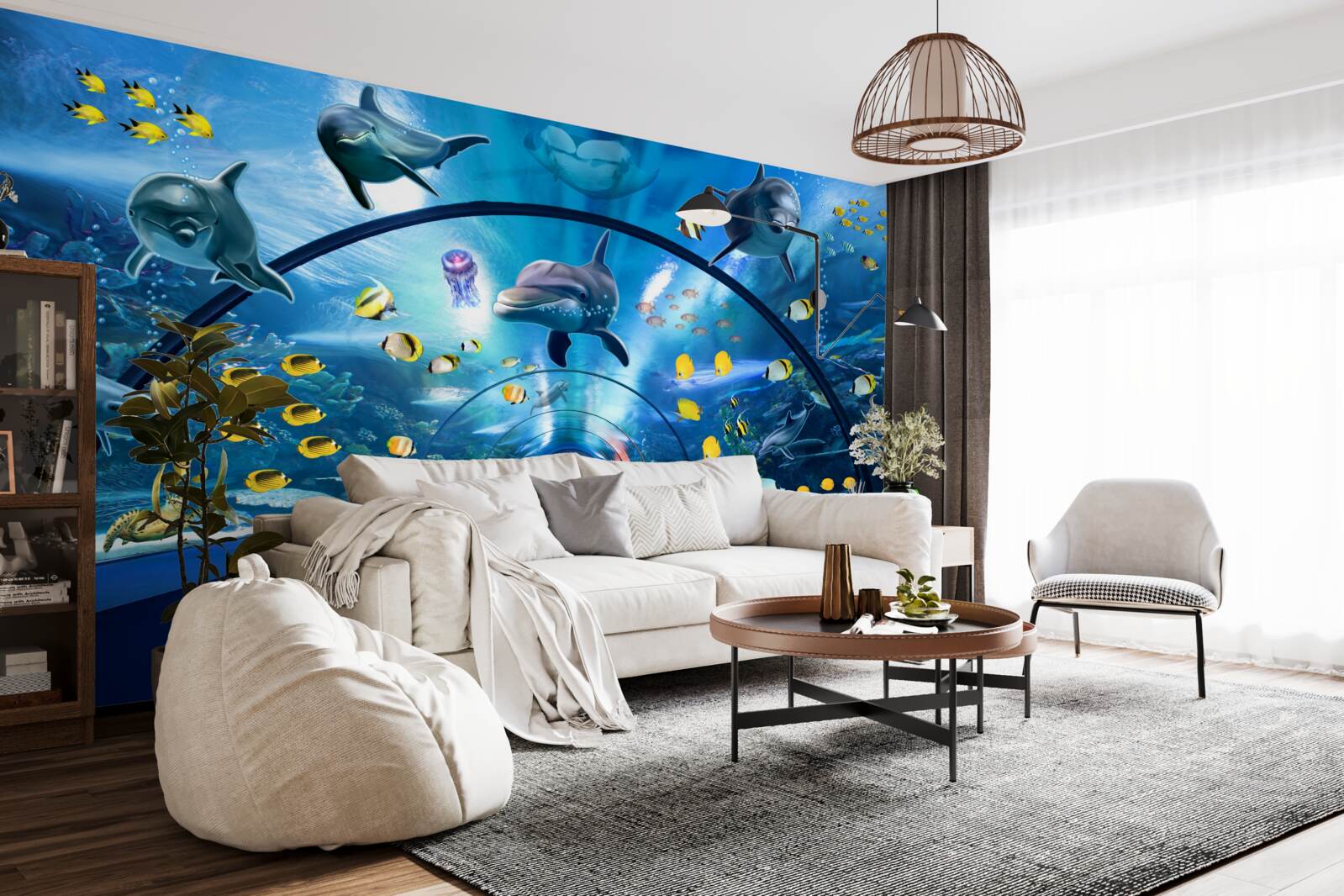 Fototapet delfini oceanici