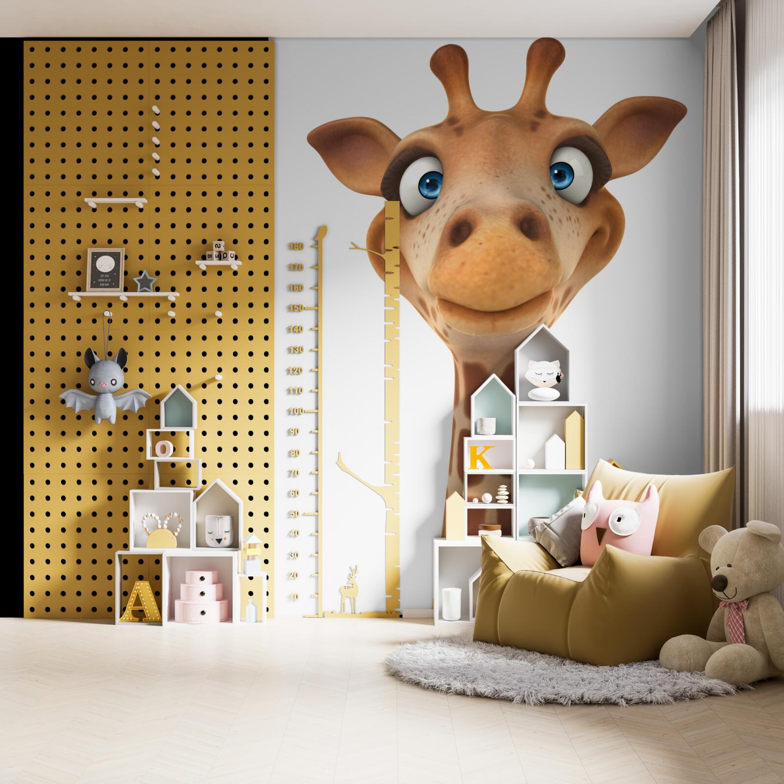 Fototapet girafă fericită
