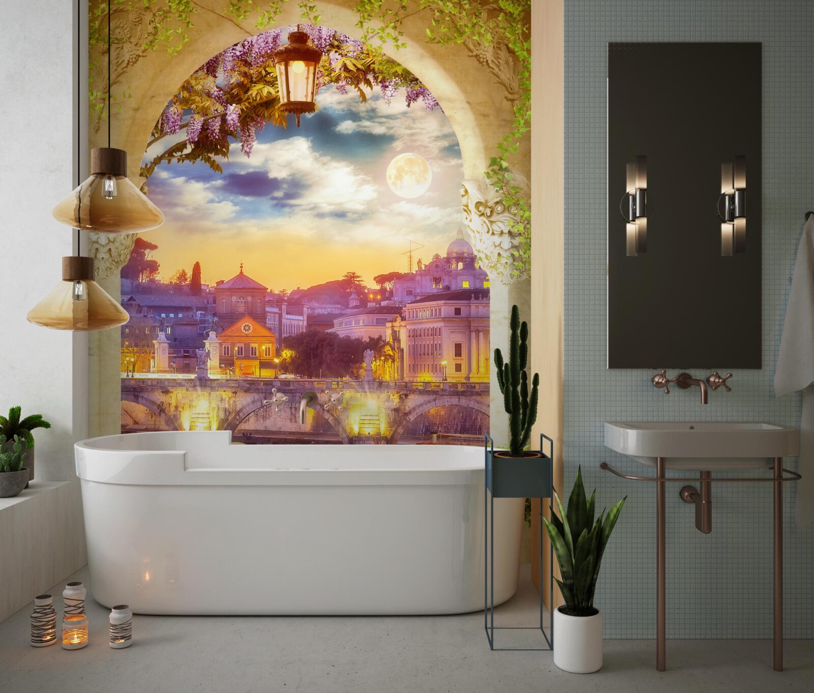 Fototapet loggie cu mobilier de lounge
