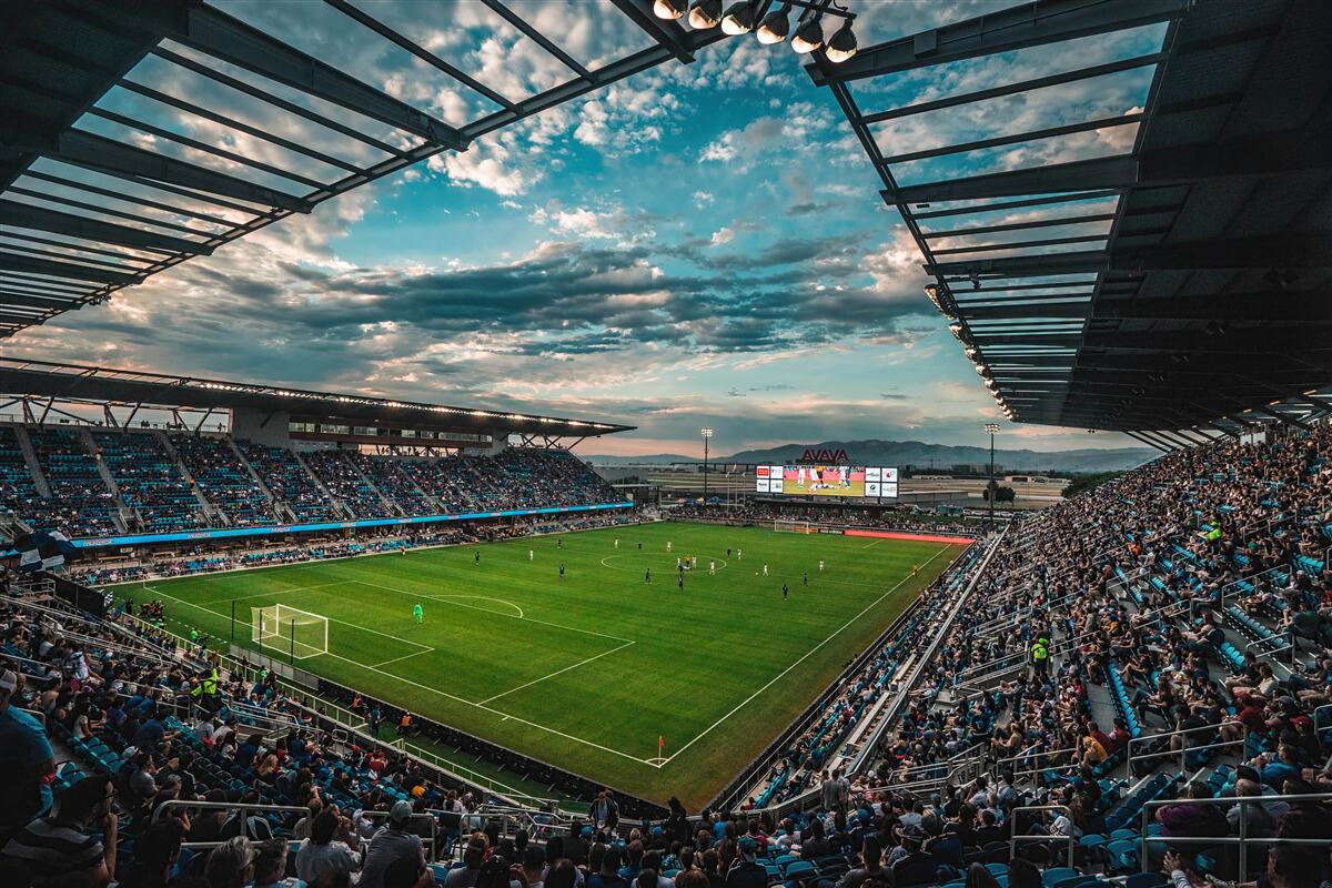 Fototapet meci în arena de fotbal